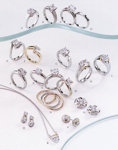 exquisite jewelry designs in platinum, gold and diamonds